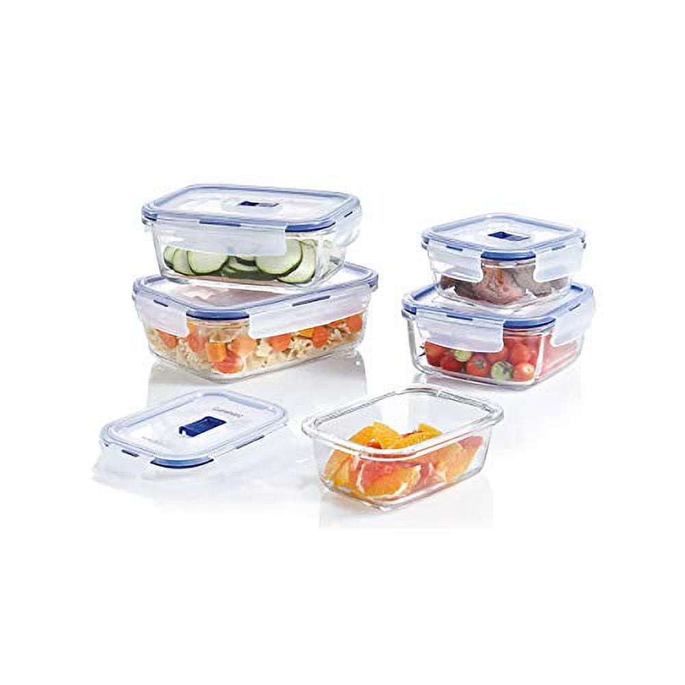 Luminarc Pure Box Active Glass Food Storage 3.4 cup/27.2 oz