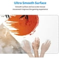 thumbnail image 4 of Japanese Ink Mountain Mouse Pad Black White Bamboo Red Sun Watercolor Sumi-E Extended Desk Mat 80X30 cm Non-Slip Rubber Base Stitched Edge Large XL Playmat for Gaming Laptop Desktop,31.5×11.8 Inch, 4 of 6