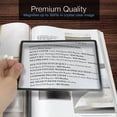 thumbnail image 2 of Lente de aumento premium de 3 aumentos con lupas para leer impresiones pequeñas, ayudas para baja visión y proyectos solares, 2 of 5