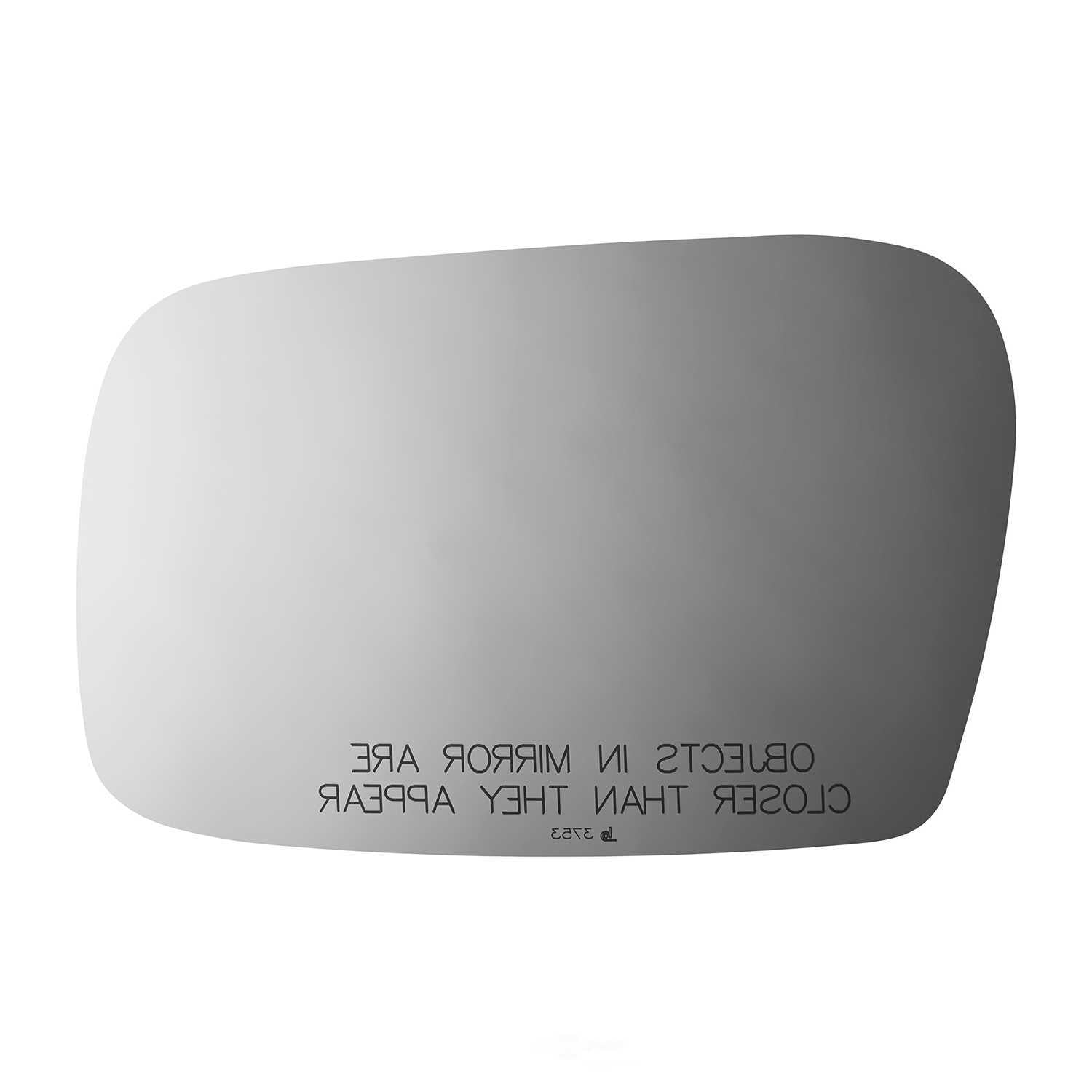 Burco 3753 Passenger Side Convex Replacement Mirror Glass for Toyota Echo