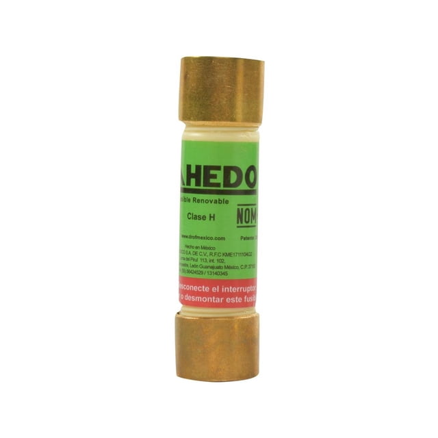 Fusible Clase H Ahedo 60A 250V Termoplástico Cobre