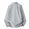 thumbnail image 3 of Mrmaere Men's UPF 50+ Sun Protection Lightweight Packable Hooded Jacket Water Resistant Outdoor Travel Coat Gray XXL, 3 of 8