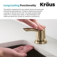 thumbnail image 5 of KRAUS Savan™ Kitchen Soap Dispenser, Brushed Gold, 5 of 5