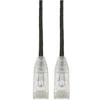 Tripp Lite 2ft Cat6 Snagless Unshielded (UTP) Slim Network Patch Cable - Black