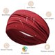 thumbnail image 3 of Paquete de 6 diademas anchas para mujer, turbante extragrande de 7'', diadema bohemia con nudo retorcido, accesorios para el cabello, 3 of 5