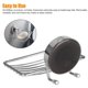 thumbnail image 5 of Potente jabonera montada con ventosa al vacío, bandeja de jabón impermeable, cesta de jabón, soporte de esponja de ahorro de jabón montado en la pared de acero inoxidable resistente para baño y fregadero de cocina, sin perforación oso de fresa Electrónica, 5 of 5