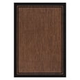 thumbnail image 2 of Indoor Outdoor Rug  5x7 Bordered Nut Brown Black Modern Area Rugs For And Patios Kitchen Hallway Mats Washable Porch Deck Outside Carpet (bordered 5 X 7), 2 of 9
