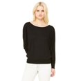 thumbnail image 1 of Bella + Canvas Ladies' Flowy Long-Sleeve Off Shoulder T-Shirt, 1 of 2