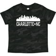 thumbnail image 3 of Inktastic Charlotte North Carolina Skyline Nc City Boys or Girls Toddler T-Shirt, 3 of 5