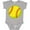 AC-Heather Grey, variant on Inktastic Personalized Softball Boys or Girls Baby Bodysuit