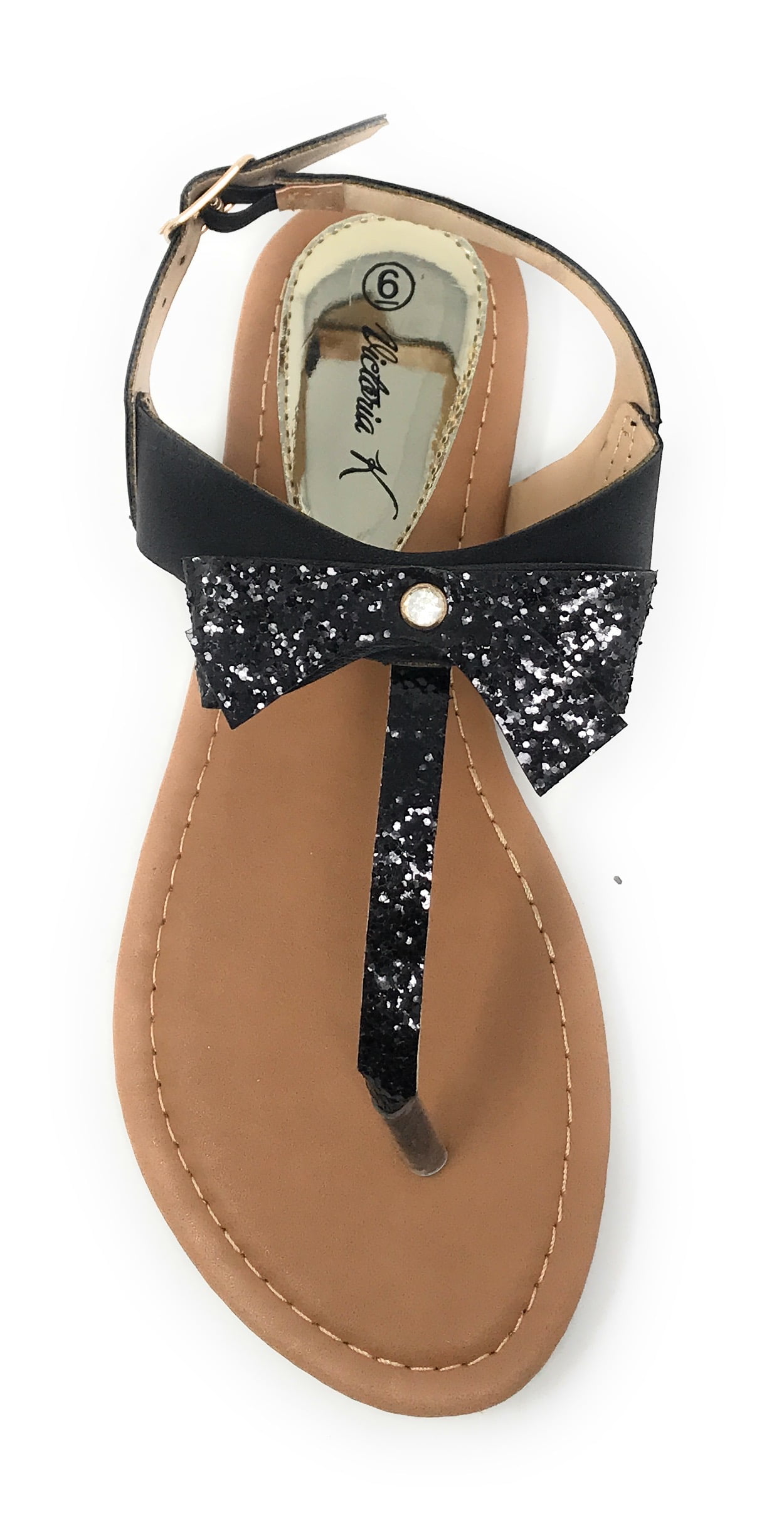 Victoria K T-Strap Bow Sandal