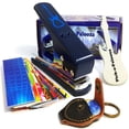 thumbnail image 1 of Púa para guitarra Punch Pick-A-Palooza con soporte y 15 tiras, color azul, 1 of 6