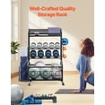 thumbnail image 3 of VEVOR Home Gym Workout Equipment Organizer Yoga Mat Storage Weight Rack Dumbbell, 3 of 9