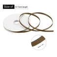 thumbnail image 2 of Uxcell 1/4" 33 Yard Double Faced Solid Satin Ribbon Polyester Fabric for Gift Party Wedding Floral Decoration Light Brown, 2 of 7