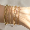 thumbnail image 3 of Bracelets for Women - Dainty Jewelry Set with Beaded Design - Italian Gold Filled - 6.5 Length + 2 Extender, 3 of 7