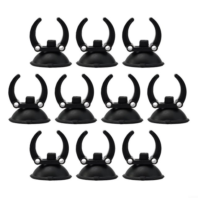 Clips à Ventouse Forte pour Équipement d'Aquarium, Fiables et (Lot de 10) 10 Pcs