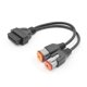 thumbnail image 1 of 4pin for Harley Davidson 6pin to 16pin OBD 2 Extension Cable, 1 of 5