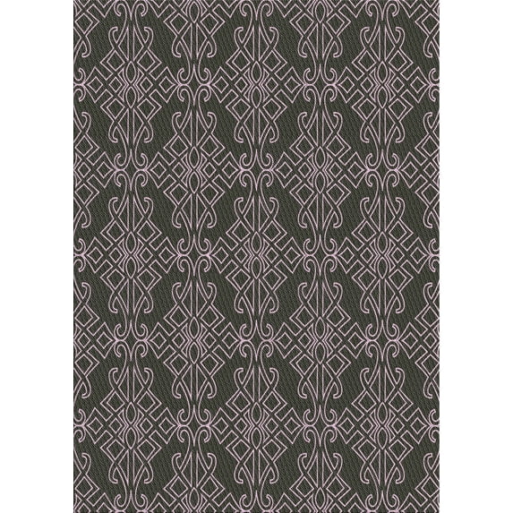 Ahgly Company Machine Washable Indoor Rectangle Transitional Midnight Gray Area Rugs, 2' x 3'
