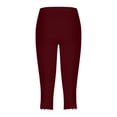 thumbnail image 5 of Women's Casual Pants - Lace Trim Capris for Home/Leisure - Lightweight Spring/Summer Bottoms, 5 of 5