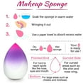 thumbnail image 3 of Gradient beauty sponge, makeup sponge, 3 pieces, 3 of 5