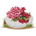 thumbnail image 1 of Cuadros Decorativos Bordado parcial Hilo de algodón ecológico Punto de cruz de flores contadas de 14 quilates (HA030) DQrwqpou Nuevos Originales, 1 of 9