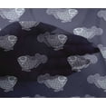 thumbnail image 4 of oneOone Viscose Chiffon Fabric Fish Block Print Sewing Fabric BTY 42 Inch Wide, 4 of 4