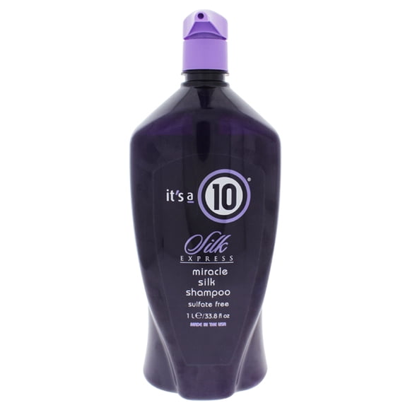 Silk Express Miracle Shampooing à la Soie par Its A 10 pour Unisexe - 33.8 oz Shampooing