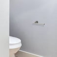 thumbnail image 5 of Design House Geneva Modern Bathroom Toilet Paper Holder, Satin Nickel, 5 of 13