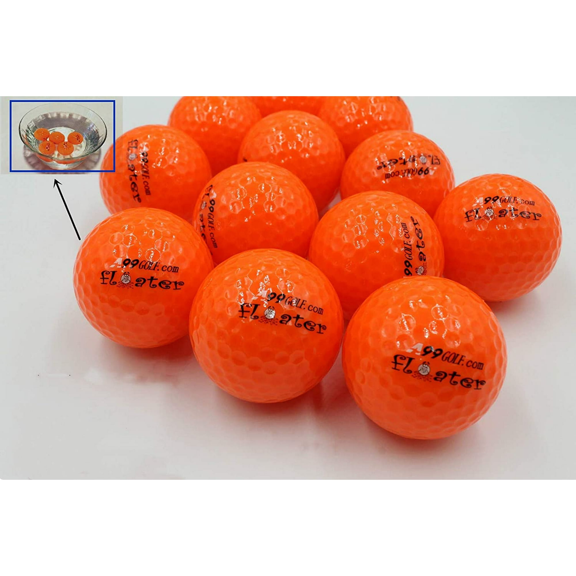 A99 Floating Golf Balls Floater Ball Float Water Range New (Orange 12 Balls/Pack)  | Walmart Canada