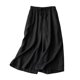 thumbnail image 1 of Pantalones cortos de pierna ancha y cintura alta de verano para mujer: pantalones informales con estampado artístico, 1 of 6
