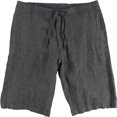 thumbnail image 1 of Perry Ellis Mens Linen Chambray Casual Walking Shorts, Gris, 40 Perry Ellis Caminando, 1 of 2