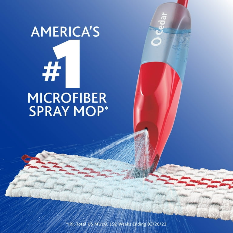O-Cedar ProMist MAX Microfiber Spray Mop, Red