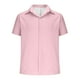 thumbnail image 4 of Eres Más Que una Camisa de Puntuación de Prueba Hombres Moda Casual Manga Corta Cuello de Vuelta Camisa Transpirable Blusa, 4 of 6