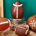 thumbnail image 7 of 4 Pcs Football Stand Display Clear Display Stand Football Acrylic Football Holders for Basketball Football Soccer, 7 of 7