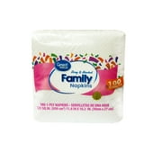 Great Value Family Napkins 100ct