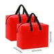 thumbnail image 3 of Bolsa de Almacenamiento para Árbol de Navidad con Carretes de Cartón, Caja Organizadora de Decoración Navideña de 42X38X27Cm, Bolsa de Plástico Roja para Transportar y Almacenar Luces y Adornos, 3 of 6