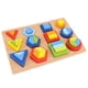 thumbnail image 5 of Tablero de clasificación de formas de madera, clasificación de formas geométricas de madera, rompecabezas a juego con formas de niños, tablero de clasificación de formas, características mejoradas, 5 of 5
