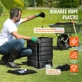 thumbnail image 6 of Black 5 Tray Worm Composter 50L Capacity Indoor Outdoor Worm Compost Bin for Food Waste Recycling, 6 of 9