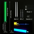 thumbnail image 3 of Sabre Laser Type-C rechargeable RVB 15 Couleurs 2 Pcs, Poignée en Alliage d'Aluminium, 3 of 5