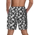 thumbnail image 4 of Uemuo Tulips Flowers Pattern Mens Swim Trunks Quick Dry Board Shorts with Mesh Lining, Stretch Beach Shorts Quick Dry No-Chafing Board Shorts-Small, 4 of 9