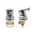 thumbnail image 4 of Shower Enclosure Mixer Tap Hot Cold Water Mixing Valve Two In One Outlet Faucet G1/2" For Shower Room, 4 of 4