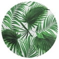 thumbnail image 3 of Palm Leaf Realistic Vivid Leaves of Palm Tree Round Carpet Circle Rug Outdoor Patio Area Rug Washable Large Area Rugs Hallway Room Decor Fitness Mats, 3 of 8