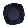 thumbnail image 2 of Elastic Computer Chair Slipcovers ,Stretchable Universal Comfort Rotating Chair Dark Blue, 2 of 9