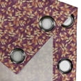 thumbnail image 4 of Ambesonne Grommet Curtain, , 50"x96", Plum Apricot and Beige, 4 of 5