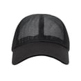thumbnail image 1 of Gorra deportiva transpirable de malla de verano, gorra de béisbol unisex para entrenamiento (negra), 1 of 7