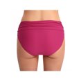 thumbnail image 2 of Csndyce Women Mid Waisted Bikini Bottom Retro Ruched Tummy Control Swim Shorts Solid Brief Female, 2 of 4