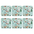 thumbnail image 2 of Disketp Christmas Winter Animals Funny Coasters,6 Pcs Leather Coasters With Holder, Perfect Housewarming Hostess Gifts,Protect Furniture From Water Marks Scratch And Damage, 2 of 9