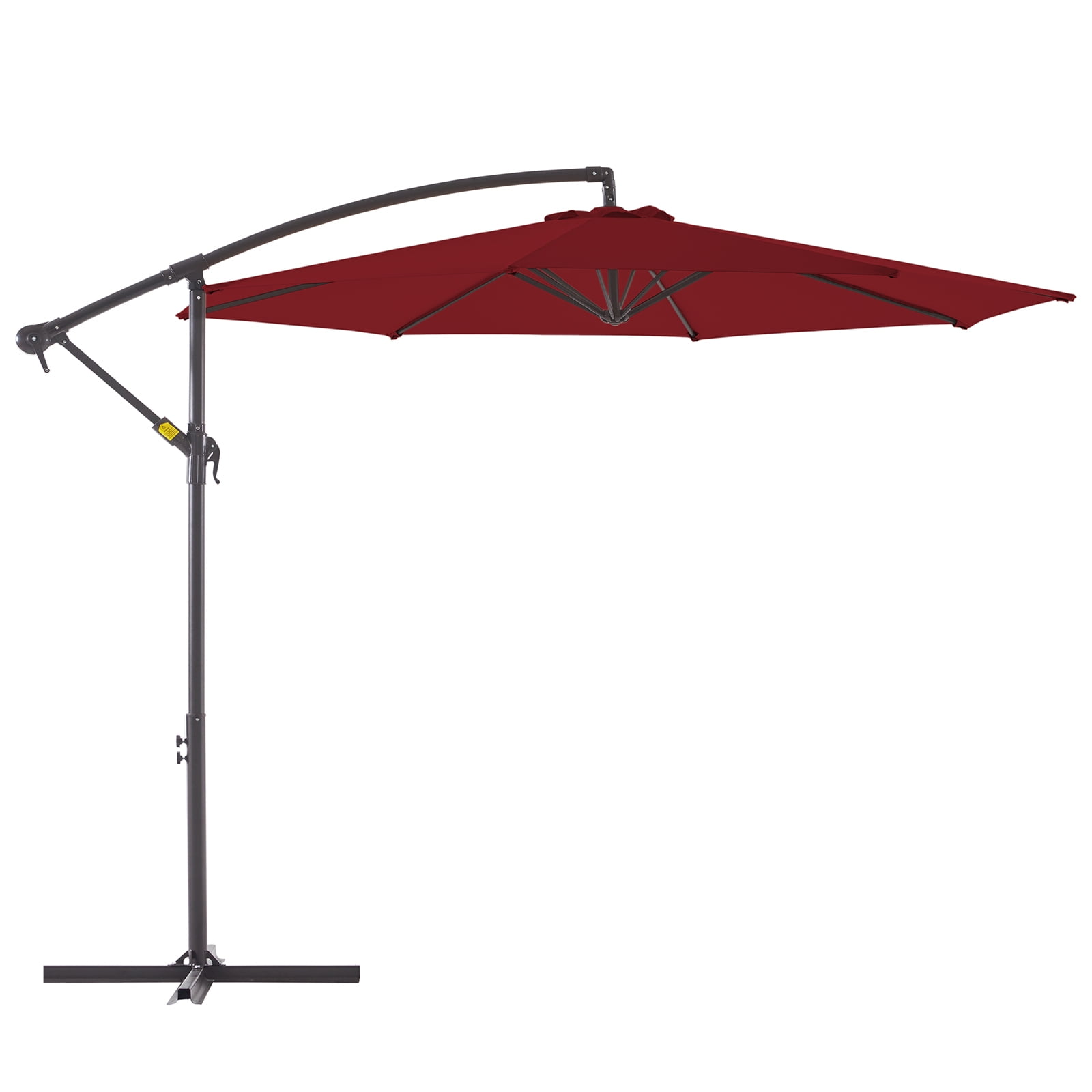 BLUU BANYAN 10 FT Patio Offset Umbrella Outdoor Cantilever Umbrella