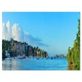 thumbnail image 2 of St John Bay Panoramic View - Extra Large Seashore Canvas Art, 2 of 3
