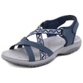thumbnail image 4 of Sandalias deportivas Sandalias planas Zapatos para caminar con punta abierta Sandalias de cuña baja para mujer, 4 of 9